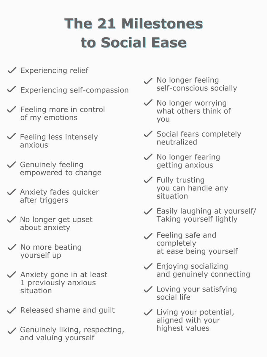 21 Milestones to Social Ease